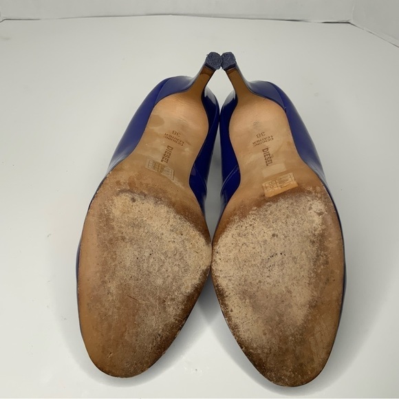 𝅺diesel‎ blue patent shoes. - Picture 7 of 8